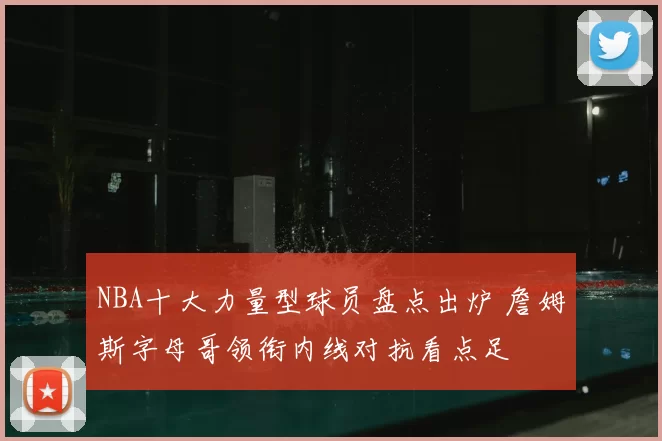 NBA十大力量型球员盘点出炉 詹姆斯字母哥领衔内线对抗看点足