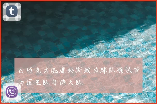 白巧克力威廉姆斯效力球队确认曾为国王队与热火队