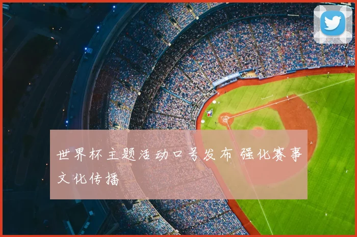 世界杯主题活动口号发布 强化赛事文化传播